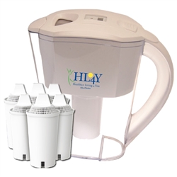 Alkaline Water Pitcher With 6 Filters