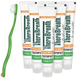 Travel Sized Toothpaste and Toothbrush